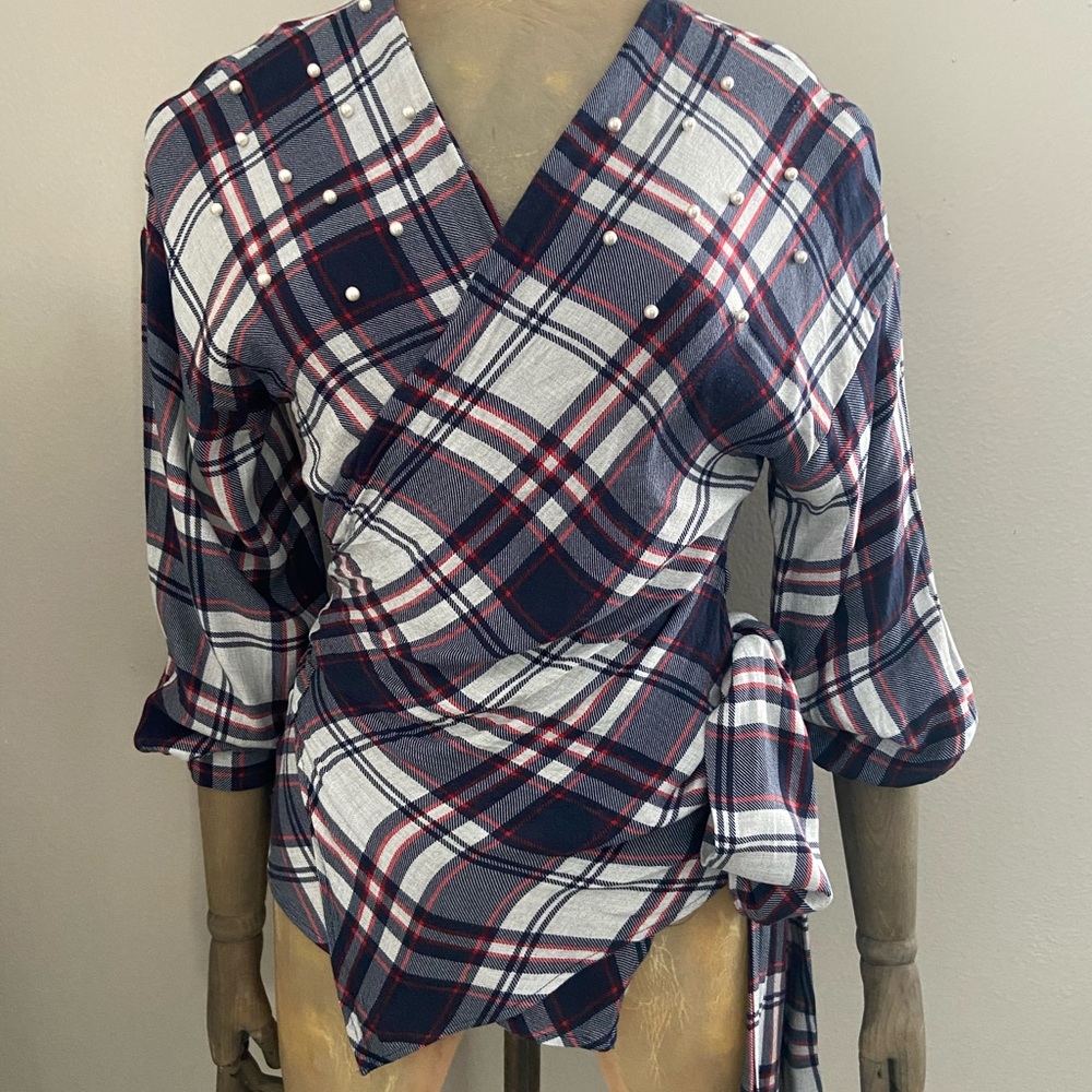 Zara wrap top